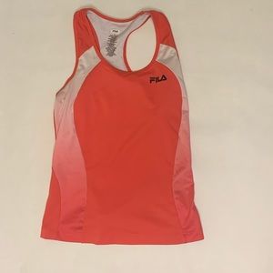 Fila Orange Athletic Top
